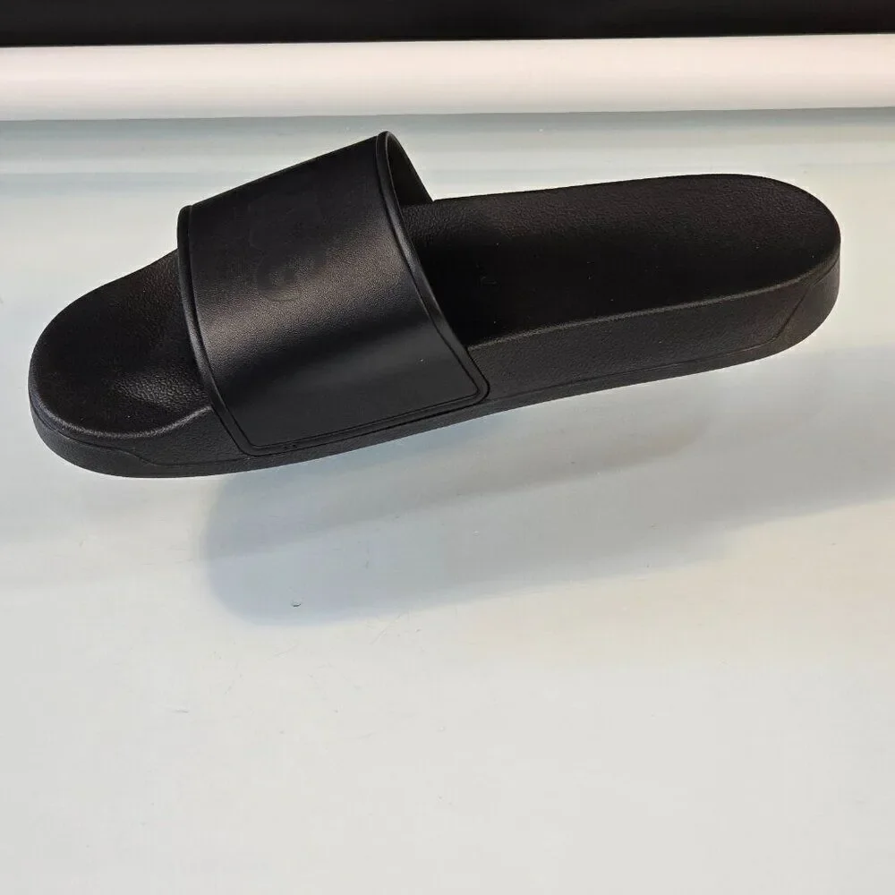 WSG Logo What's good? Slider Slides Black Rubber EU Size 45